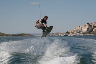 Disfrutando del agua